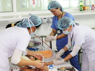 Bệnh nhi bị TCM tại Đà Nẵng