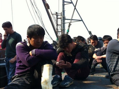 Các thủy thủ Trung Quốc được Triều Tiên thả vào năm ngoái