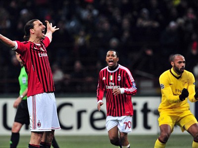 Milan đánh bại Arsenal tới 4-0