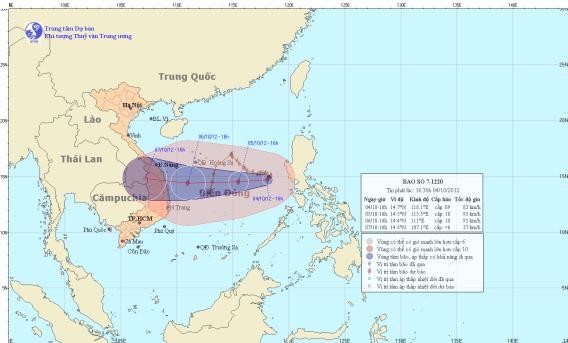 'Chạy đua' ứng phó bão số 7