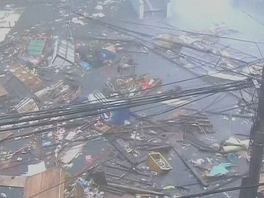 Bão cực mạnh Haiyan hoành hành tại Philippines