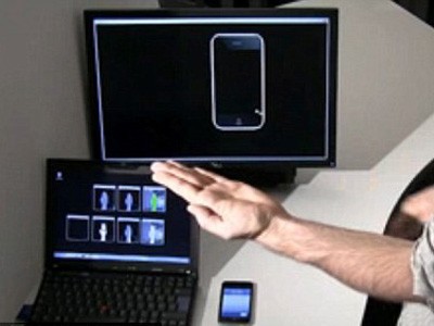 iPhone cảm ứng vô hình trong lòng bàn tay