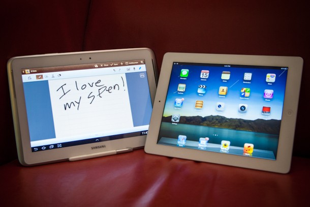 So sánh iPad và Samsung Galaxy Note 10.1