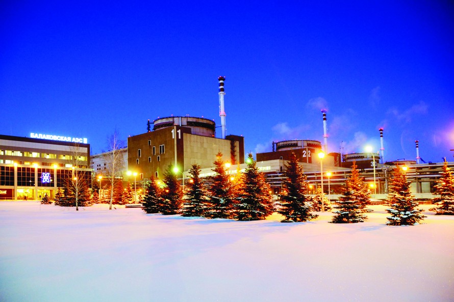 Lò phản ứng số 1 của nhà máy điện hạt nhân Balakovo (Nga) Ảnh: Alexander Seetenky/ Wikipedia