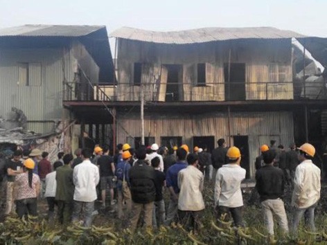 Cháy tại khu đô thị An Hưng: Lán trại công nhân tan hoang tro tàn
