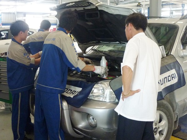 Hyundai Thành Công kiểm tra xe miễn phí