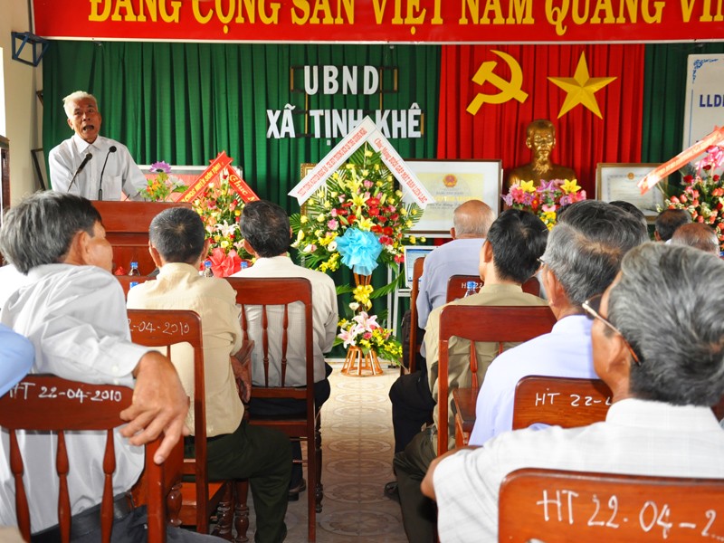 Đồng chí Võ Toàn, người thành lập Đội vũ trang liên xã kể chuyện đấu tranh