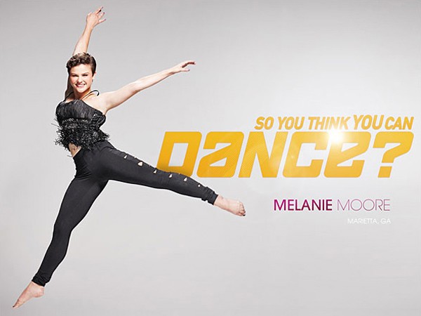 Melanie Moore, vũ công chiến thắng “So you think you can dance” Mỹ 2011