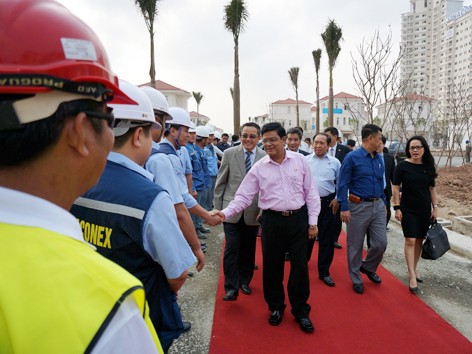 Phó tổng thống Myanmar thăm khu đô thị lớn nhất miền Bắc