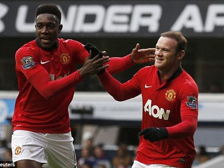 Tottenham-M.U (2-2): Rooney ‘giải cứu' Quỷ đỏ