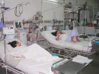 Khoa Cấp cứu hồi sức BV Nhi đồng 1 tiếp nhận nhiều trẻ em bị tai nạn do sự lơ đễnh của người lớn Ảnh: L.N