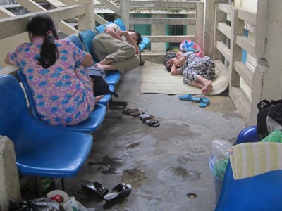 Bãi ngủ của người nghèo