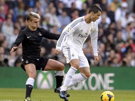 Real Madrid-Sociedad (5-1): Màn trình diễn của Ronaldo