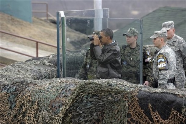 Ông Obama thăm biên giới Triều Tiên-Hàn Quốc