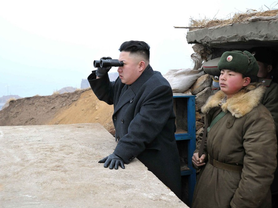 Ông Kim Jong Un thị sát một đơn vị quân sự