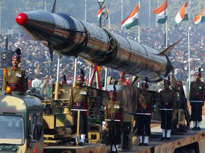 Tên lửa hạt nhân mới của Ấn Độ rơi xuống biển