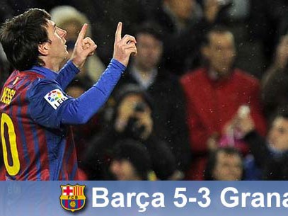 Lập hattrick, Messi đi vào lịch sử Barcelona