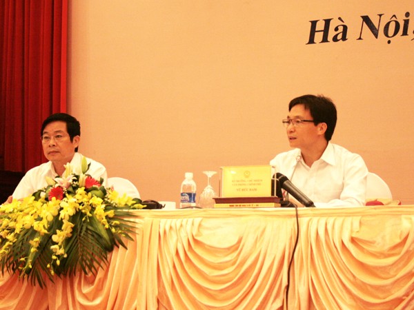 Buổi họp báo diễn ra chiều 4-11 tại Hà Nội. Ảnh: C.N