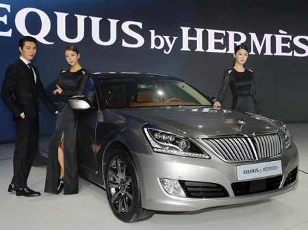 Đẳng cấp thời trang Hermes trên Hyundai Equus