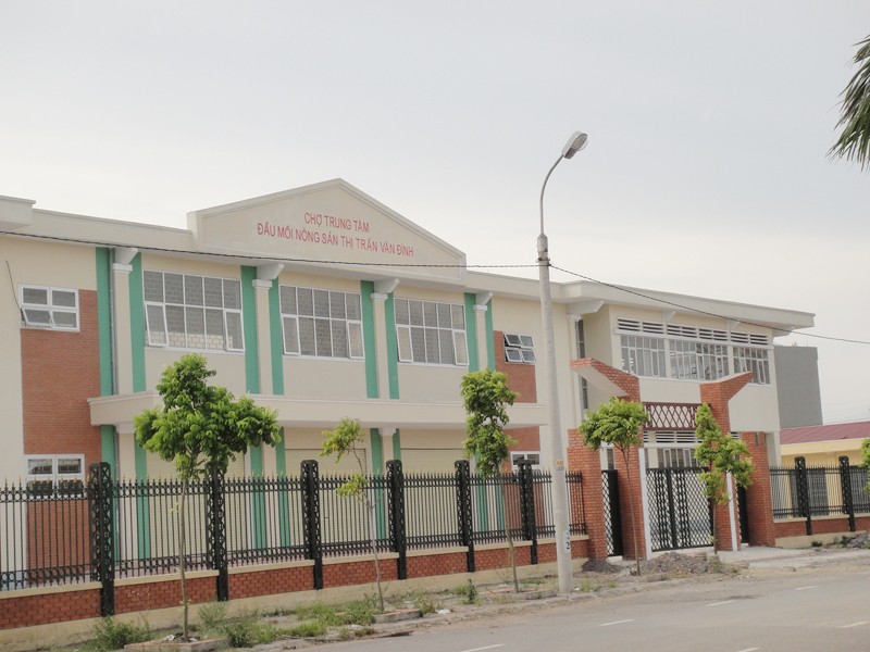 Trung tâm dịch vụ thương mại và nhà ở thị trấn Vân Đình, một trong những dự án bị người dân tố cáo