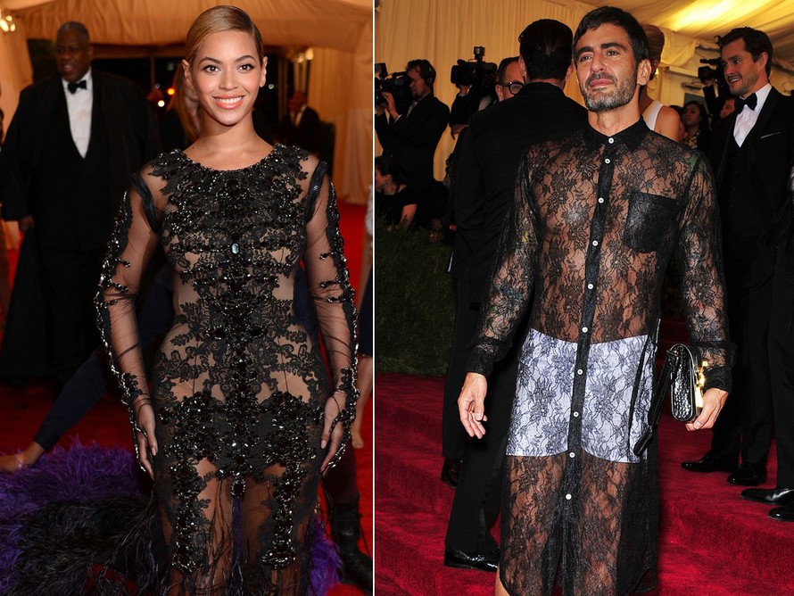 Marc Jacobs mặc váy voan 'đọ sắc' với Beyonce