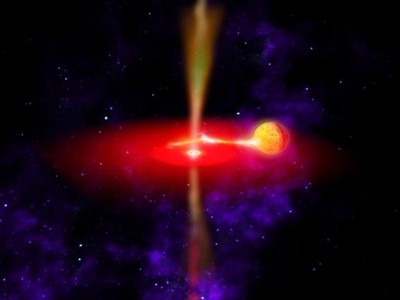 Hố đen khổng lồ nuốt chửng các vì sao