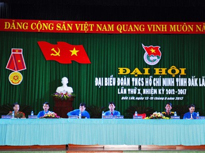Đại hội Đoàn TNCS Hồ Chí Minh tỉnh Đắk Lắk lần thứ 10
