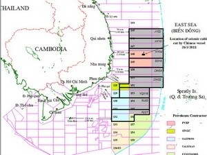 9 lô dầu khí nắm hoàn toàn trong vùng biển của Việt Nam