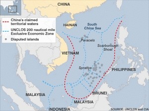 Singapore e ngại Trung Quốc chặn tàu ở Biển Đông