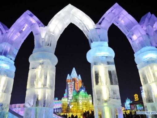 Choáng ngợp với lễ hội băng tuyết tại Trung Quốc