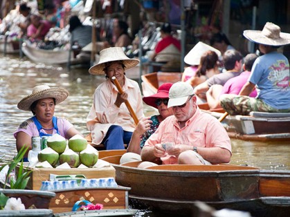 Chợ nổi tại Thái Lan