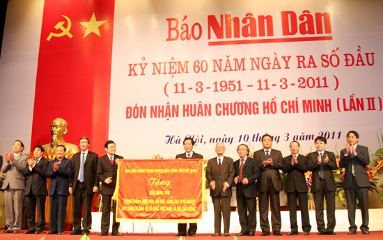 Kỷ niệm 60 năm ngày Báo Nhân dân ra số đầu