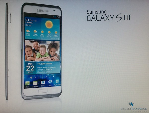 Rò rỉ hình ảnh 'bom tấn' Samsung Galaxy SIII