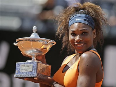 Hạ Azarenka, Serena Williams đăng quang Rome Masters