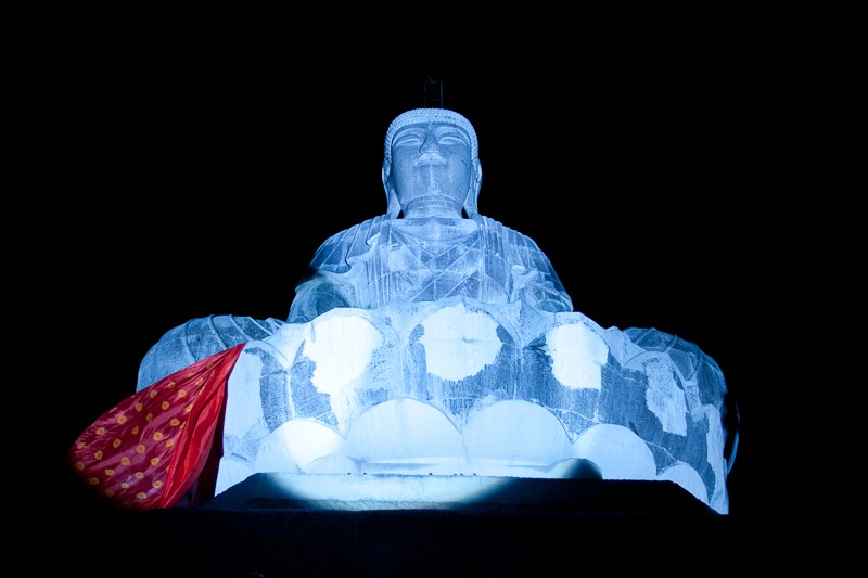Khai quang đại tượng Phật bằng đá lớn nhất Việt Nam