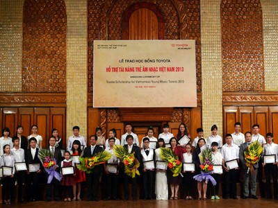 Toyota tiếp tục hỗ trợ tài năng âm nhạc trẻ Việt Nam