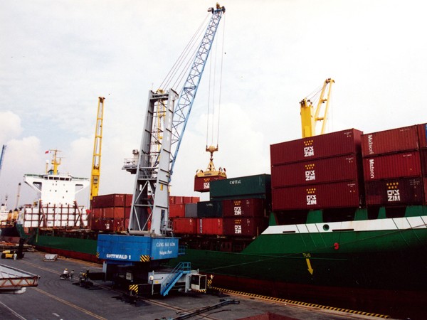 Các hãng tàu trong nước không đủ sức cạnh tranh với hãng tàu nước ngoài khiến hàng hóa xuất khẩu Việt Nam bị ép giá cước vận chuyển Ảnh: Đại Dương
