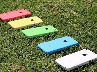 iPhone 5C hiện hình với 5 màu
