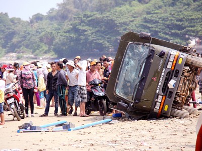 Khởi tố vụ gây rối tại bãi biển cổ vật Bình Sơn