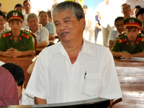 Bị cáo Hồ Đăng Chiến - Nguyên Phó chủ tịch UBND TP Long Xuyên tại toà