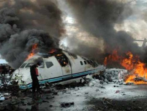 Máy bay Nga rơi, 32 người thiệt mạng