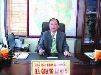 Chủ tịch, kiêm Giám đốc Hà Quang Khanh