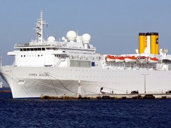 Tàu Costa Allegra có hơn 1000 người trên tàu