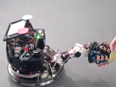 Robot cảm ứng bằng râu