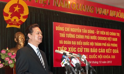 Thủ tướng Nguyễn Tấn Dũng: Kiên quyết loại bỏ nhóm lợi ích