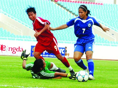 Nếu Sea Games 26 bỏ môn bóng đá nữ là một thiệt thòi cho tuyển nữ Việt Nam (trận Việt Nam - Myanmar)