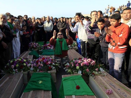 Người Libya tổ chức đám tang tập thể các nạn nhân thiệt mạng