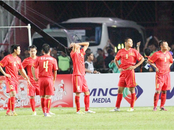 U23 VN khó gượng dậy sau thất bại trước U23 Indonesia. Ảnh: VSI