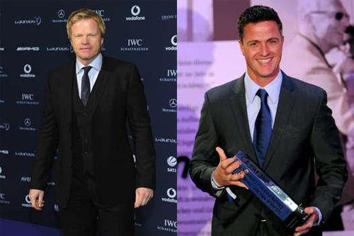 Kahn và Schumacher em nhận ‘Oscar thể thao’