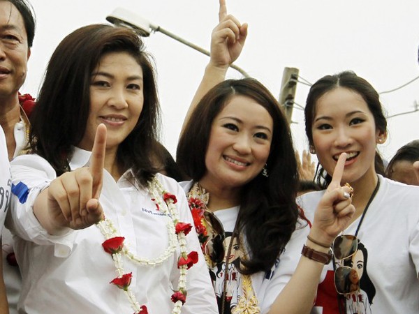 'Nữ tướng' Thái Lan hân hoan mừng chiến thắng